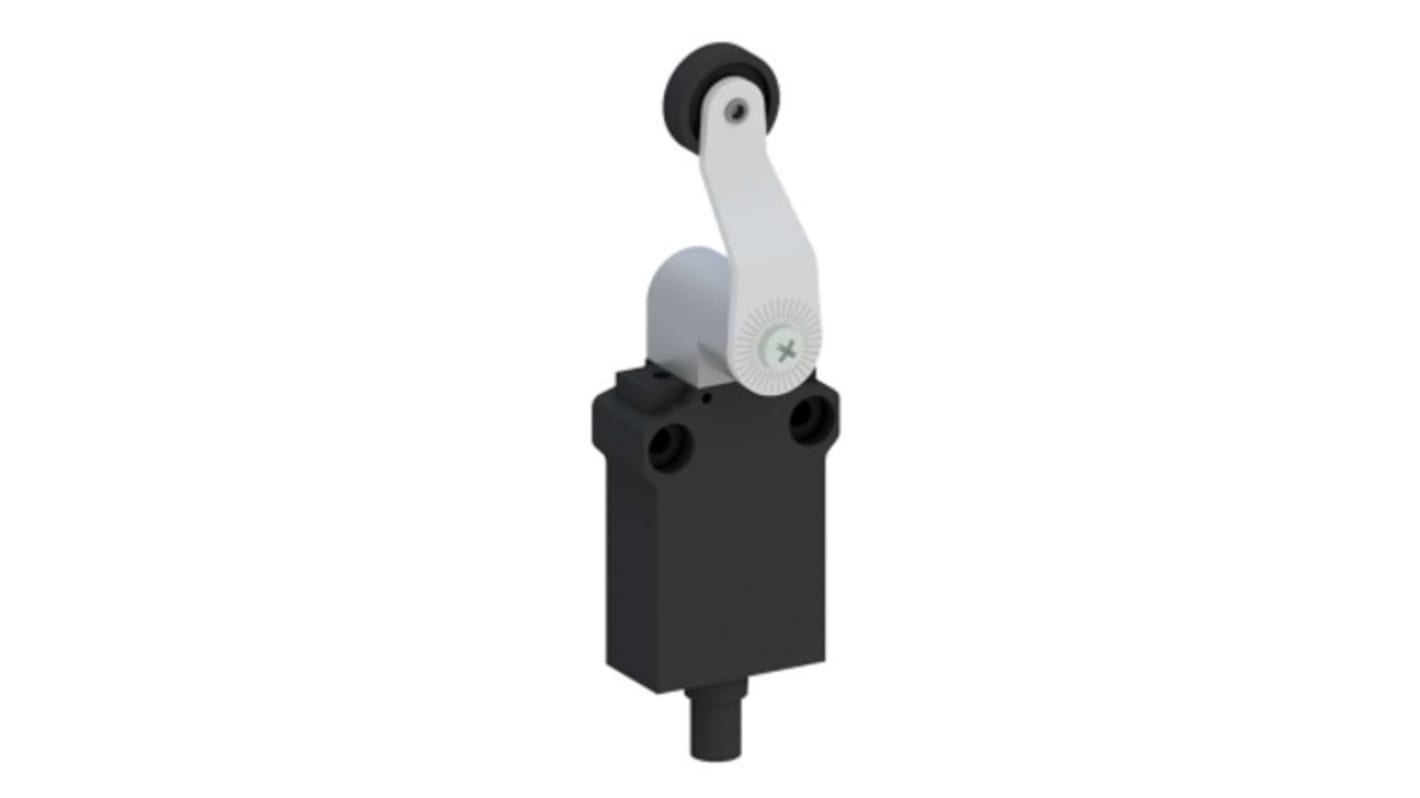 RS PRO Roller Lever Limit Switch, 1NO/1NC, IP67, Thermoplastic Housing, 400V ac Max, 10A Max