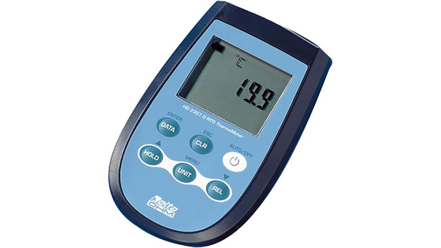 Termometro digitale Delta Ohm HD2307.0, sonda PT100, +650°C max , Cert. LAT
