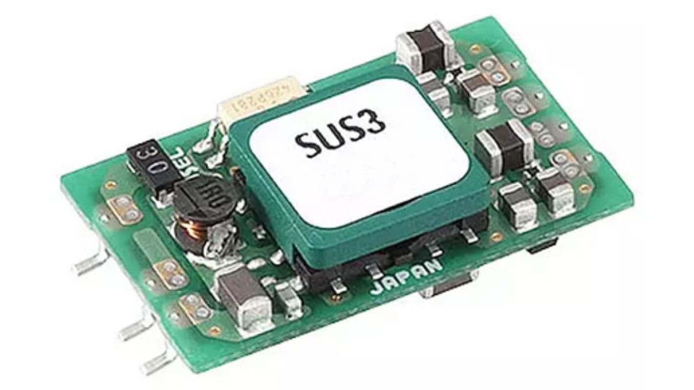 Cosel DC-DC Converter, 12V dc/ 250mA Output, 4.5 → 9 V dc Input, 3W, Surface Mount, +85°C Max Temp -40°C Min Temp