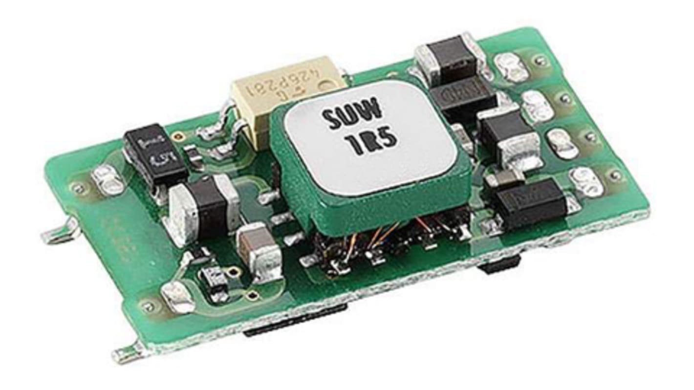 Cosel DC-DC Converter, ±15V dc/ 50mA Output, 9 → 18 V dc Input, 1.5W, Surface Mount, +85°C Max Temp -40°C Min