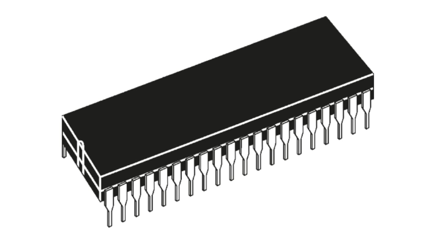 Maxim Integrated, 8bit 8051, DS80C Microcontroller, 33MHz ROMLess, 40-Pin PDIP