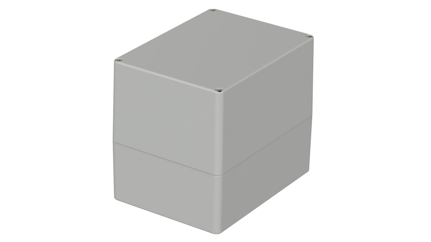 Bopla Euromas Series Grey Polycarbonate Enclosure, IP66, Flanged, Grey Lid, 160 x 120 x 140mm