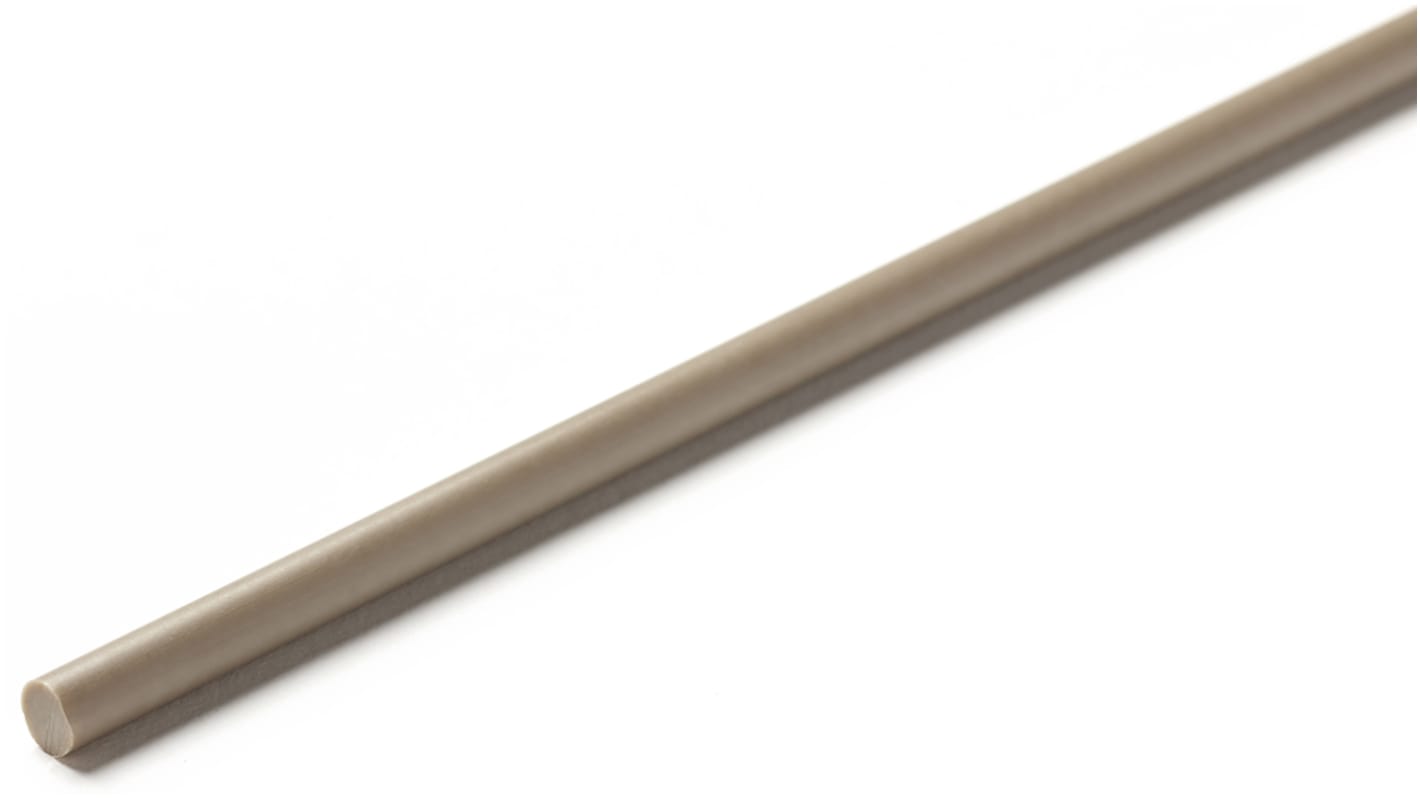 RS PRO White Acetal Rod, 1m x 30mm Diameter
