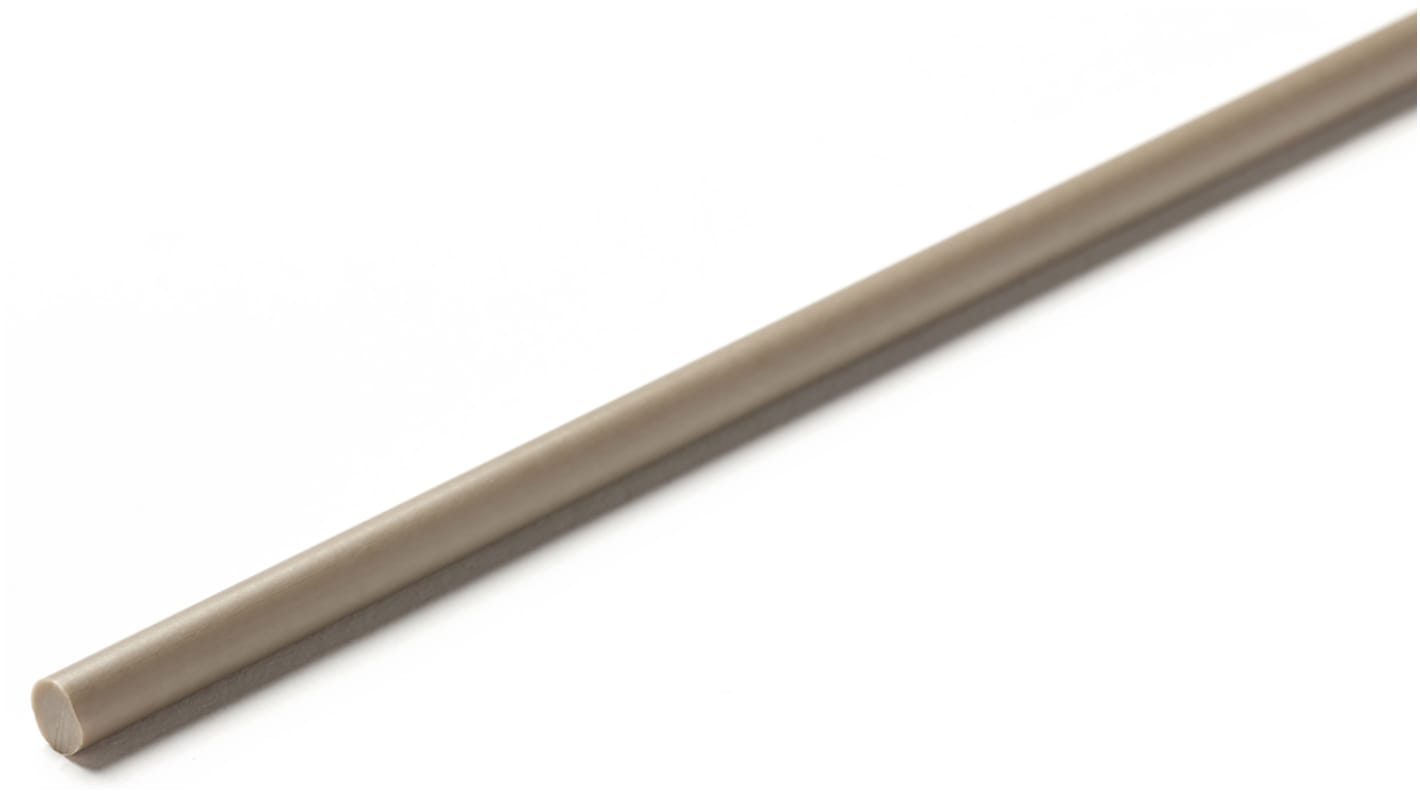 RS PRO White Acetal Rod, 1m x 36mm Diameter