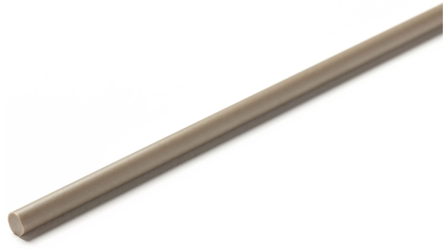 RS PRO White Acetal Rod, 1m x 50mm Diameter