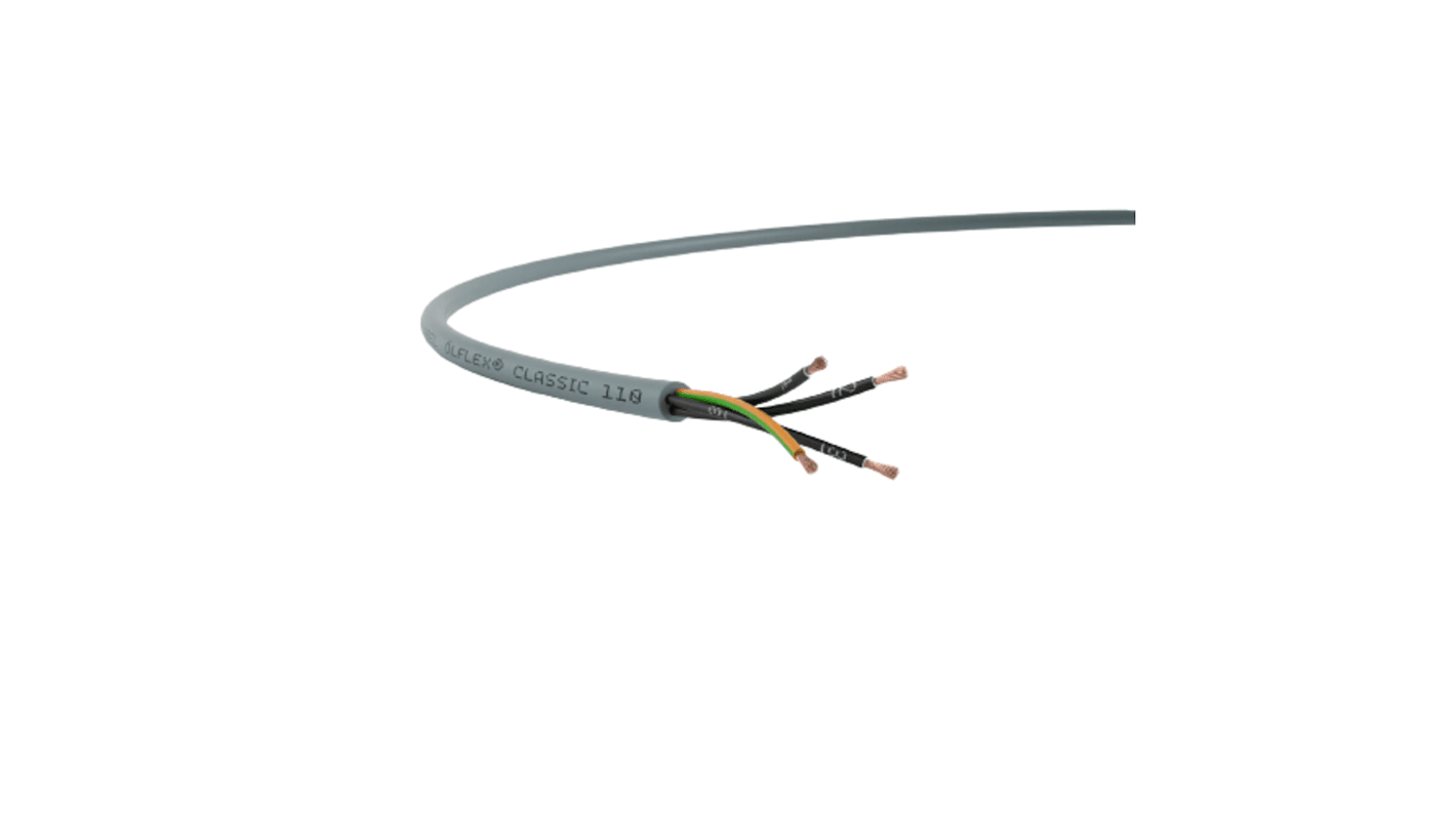 Câble de commande Lapp ÖLFLEX CLASSIC 110 300/500 V, 7 x 1 mm², 17 AWG, gaine PVC Gris, 50m