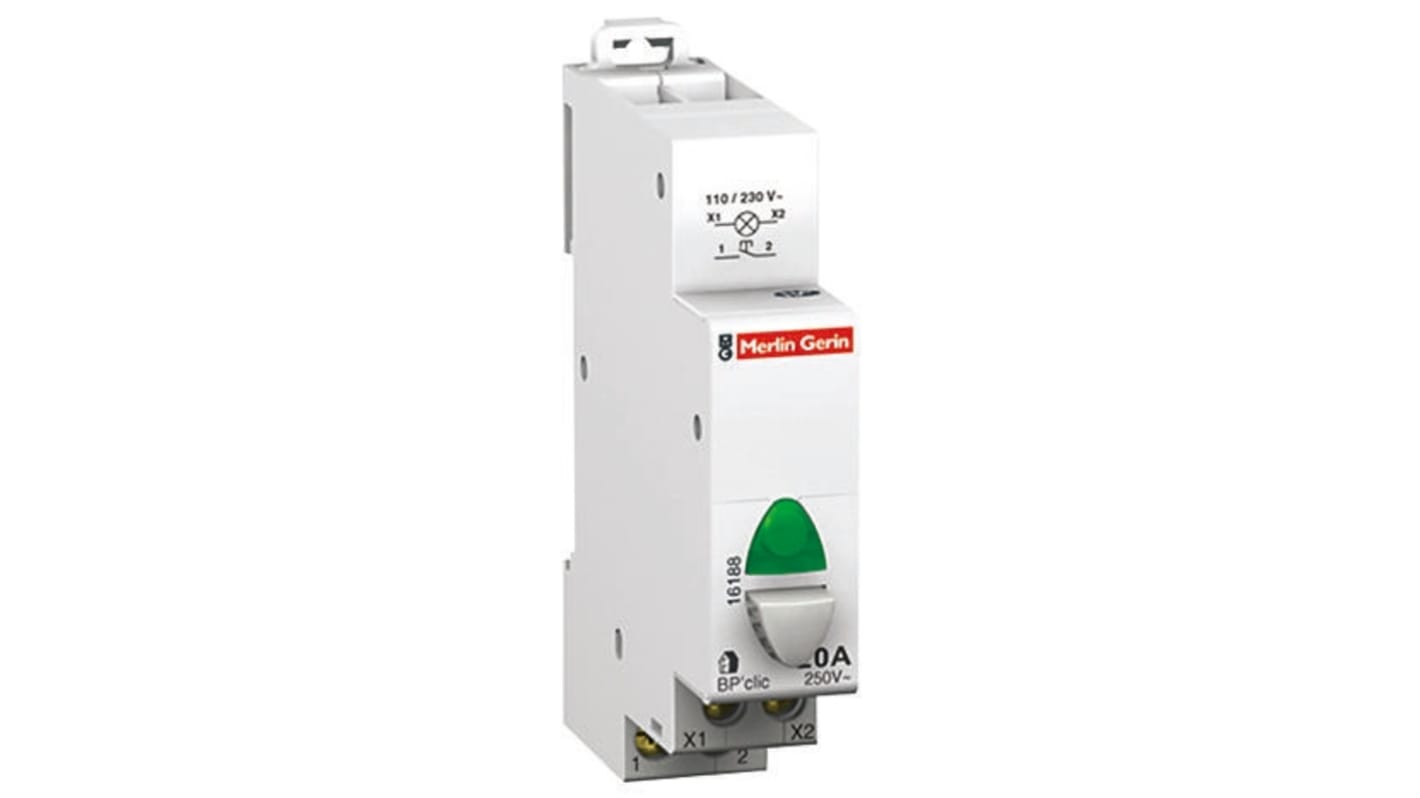 Circuit de déclenchement Schneider Electric 20A, Tension 250V c.a., série BPcClic