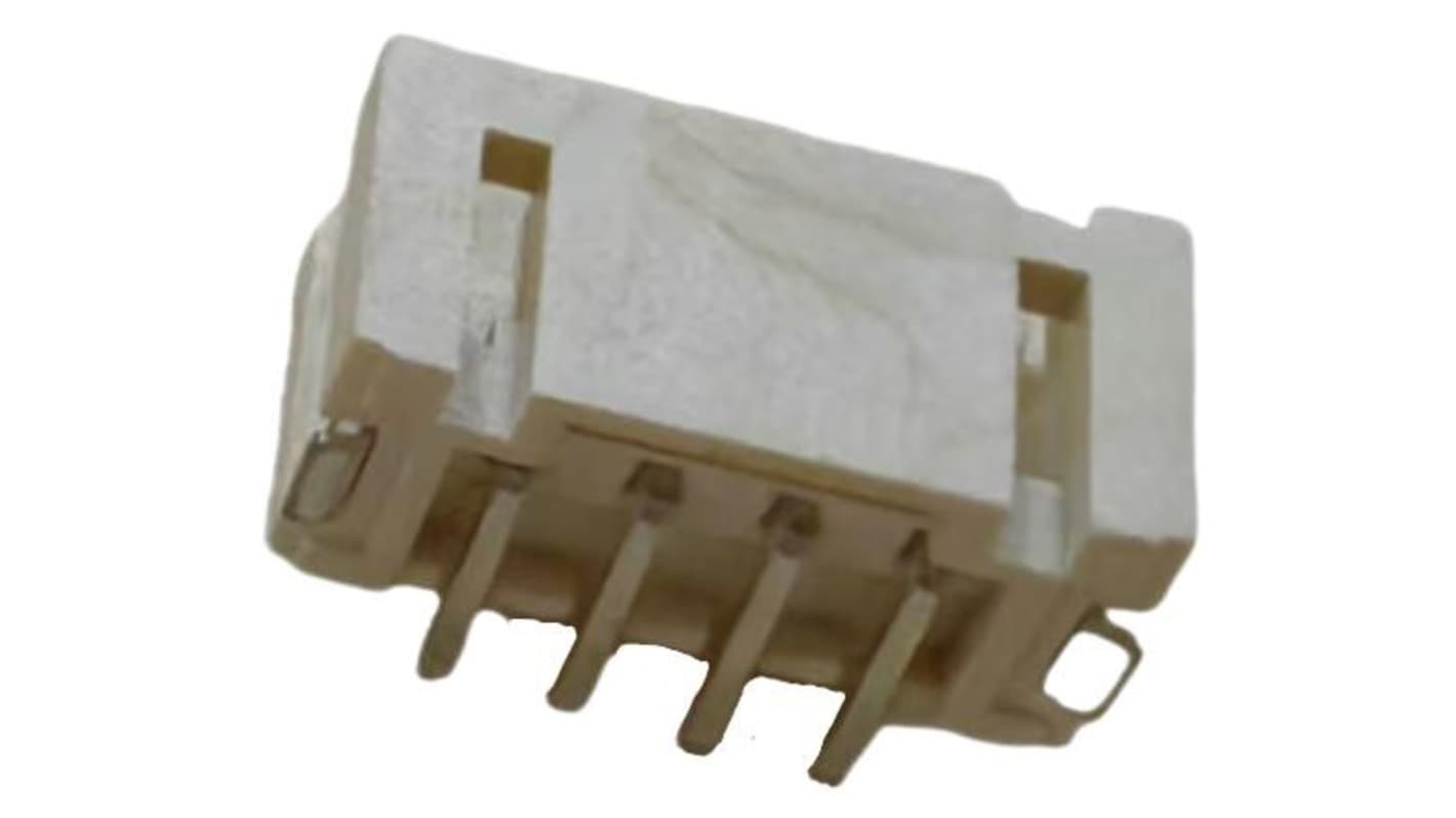 RS PRO Straight Surface Mount PCB Header, 4 Contact(s), 2mm Pitch, 1 Row(s), Shrouded