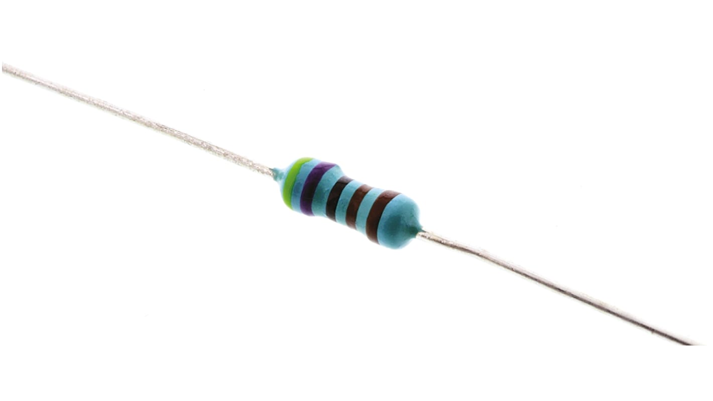 TE Connectivity 4.7kΩ Metal Film Metal Film Fixed Resistor 0.6W ±1% LR1F4K7