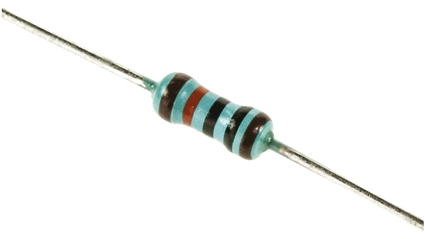 TE Connectivity 100kΩ Metal Film Metal Film Fixed Resistor 0.6W ±1% LR1F100K