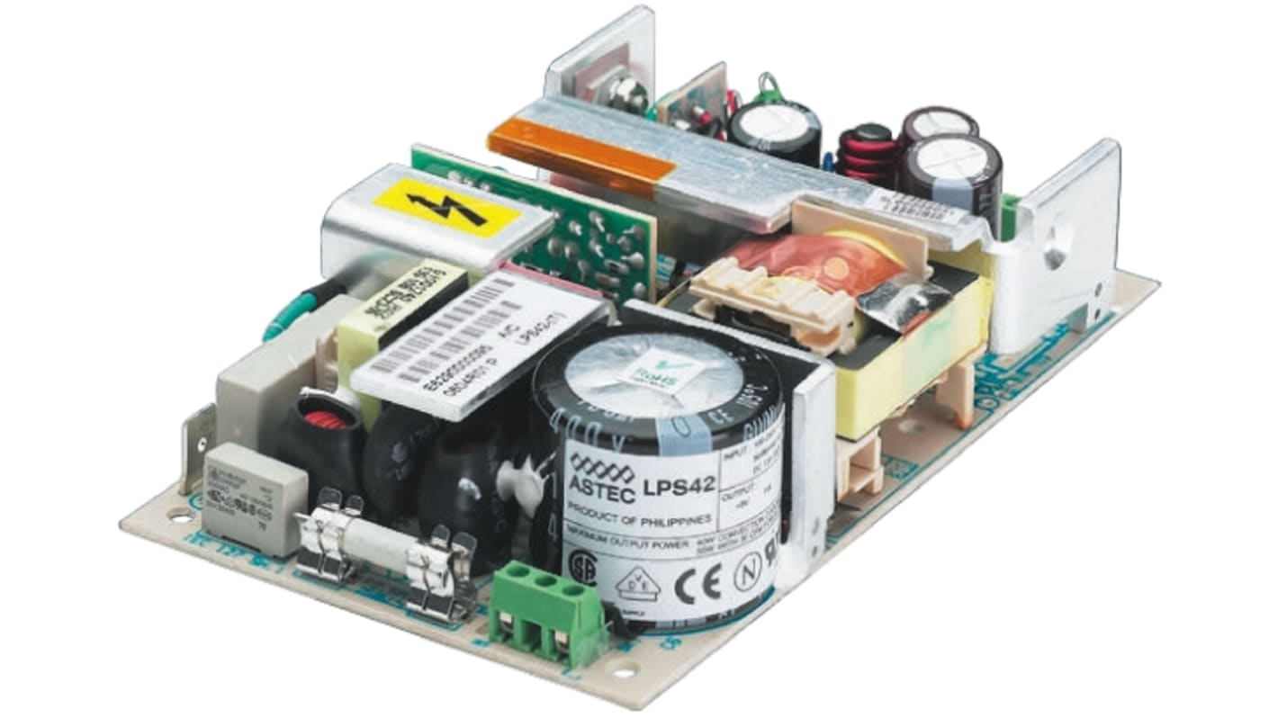 Astec Embedded Switch Mode Power Supply (SMPS), LPS22-T, 5V dc, 8A, 40W, 1 Output, 120 → 300 V dc, 85 →