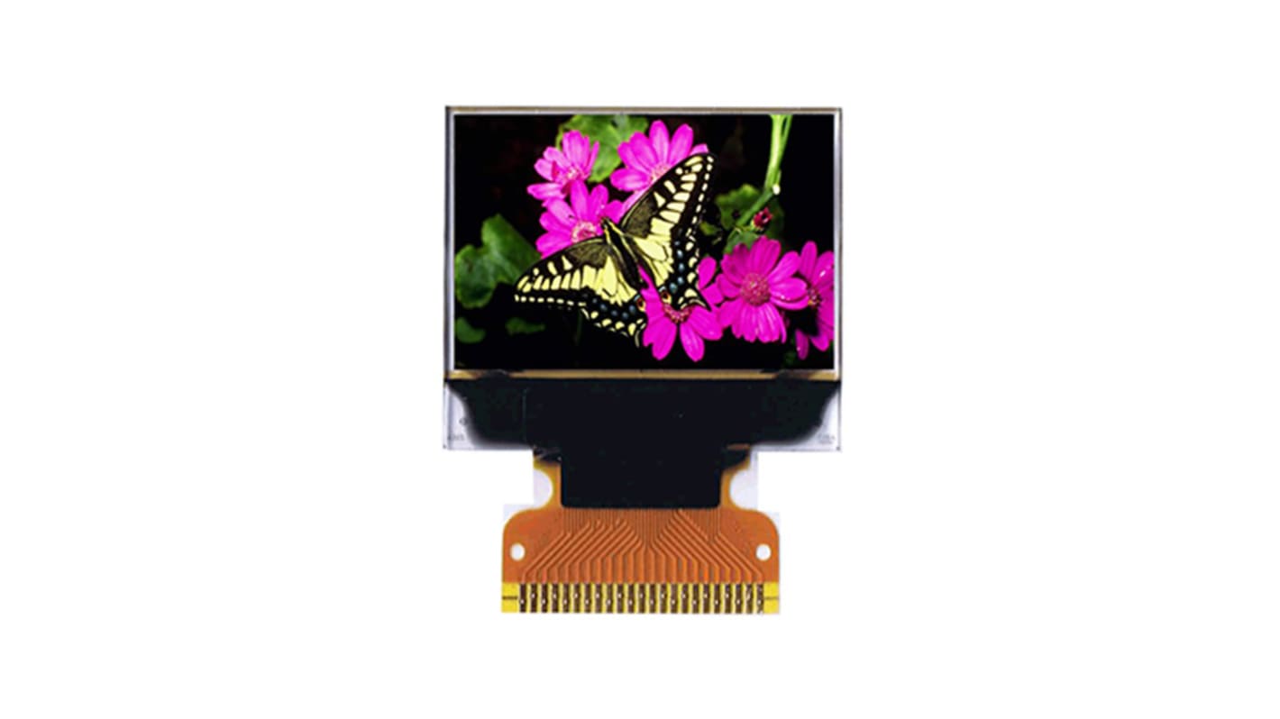 Afficheur OLED, Midas, Matrice passive, Bleu, vert, rouge, 96 x 64pixels, COG, interface Parallel, SPI