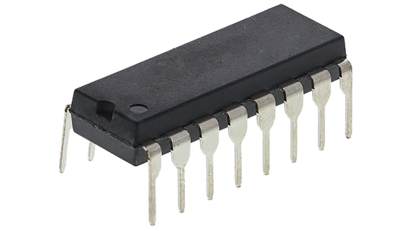 Maxim MAX1247ACPE+, 12-bit Serial ADC 4-Channel Pseudo Differential, Single Ended Input, 16-Pin PDIP