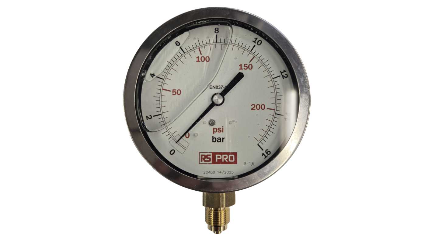 Manometr 100mm BSP 3/8