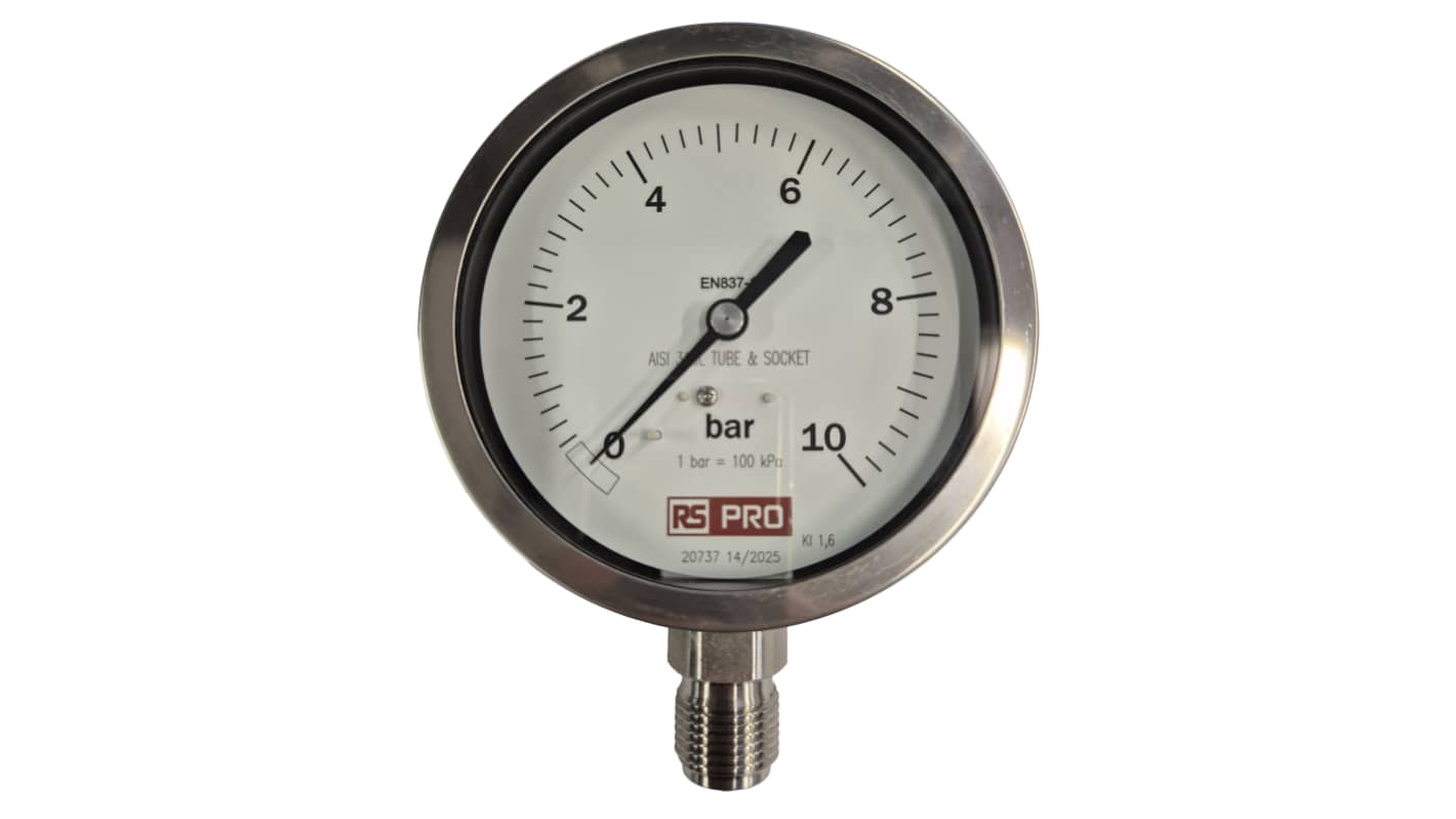 Manometr 100mm BSP 1/2cal