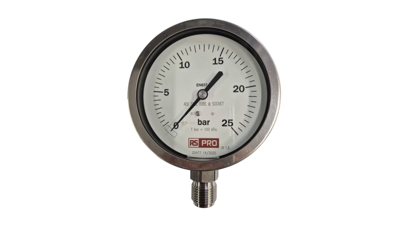 Manometr 100mm BSP 1/2cal