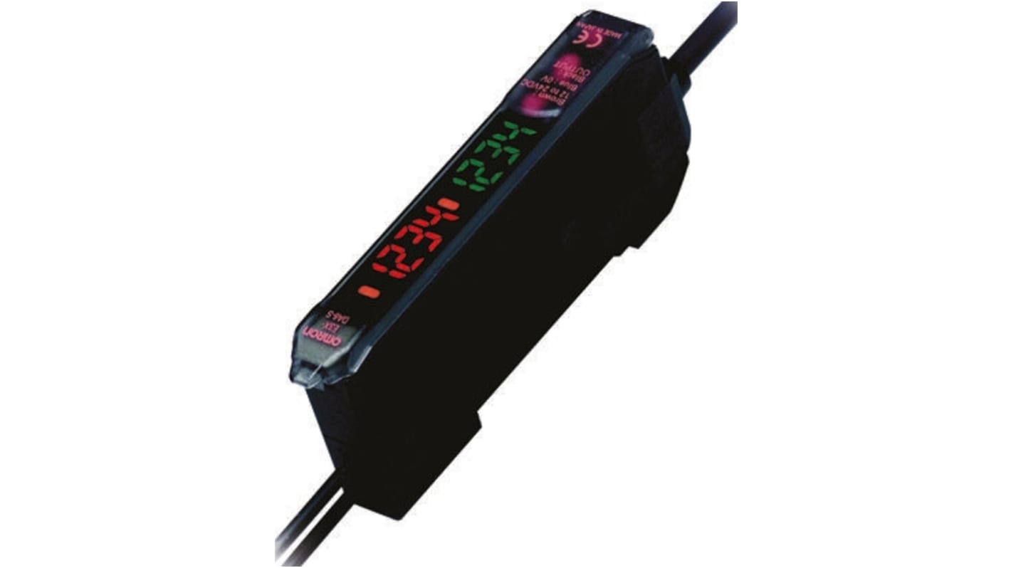 Omron PNP LWL-Sensor Stecker Rote LED, 12 → 24 V dc / 960 mW