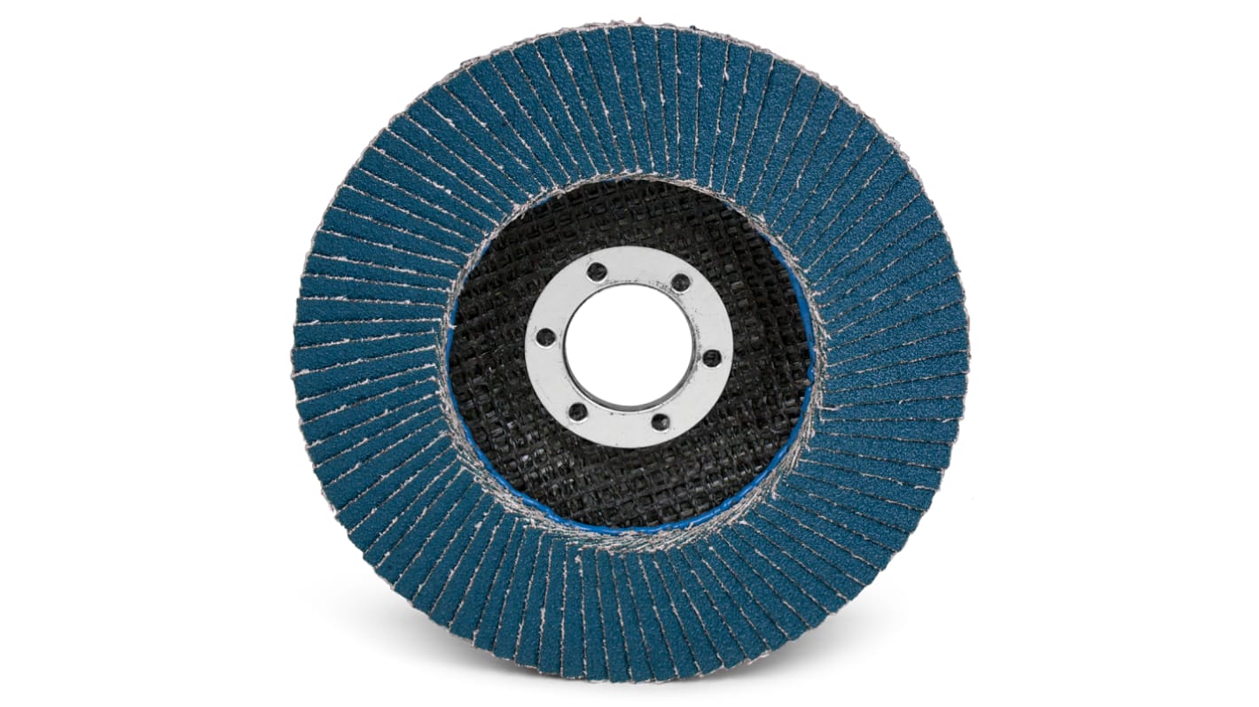 3M 566A Zirconia Aluminium Flap Disc, 115mm, Fine Grade, P120 Grit