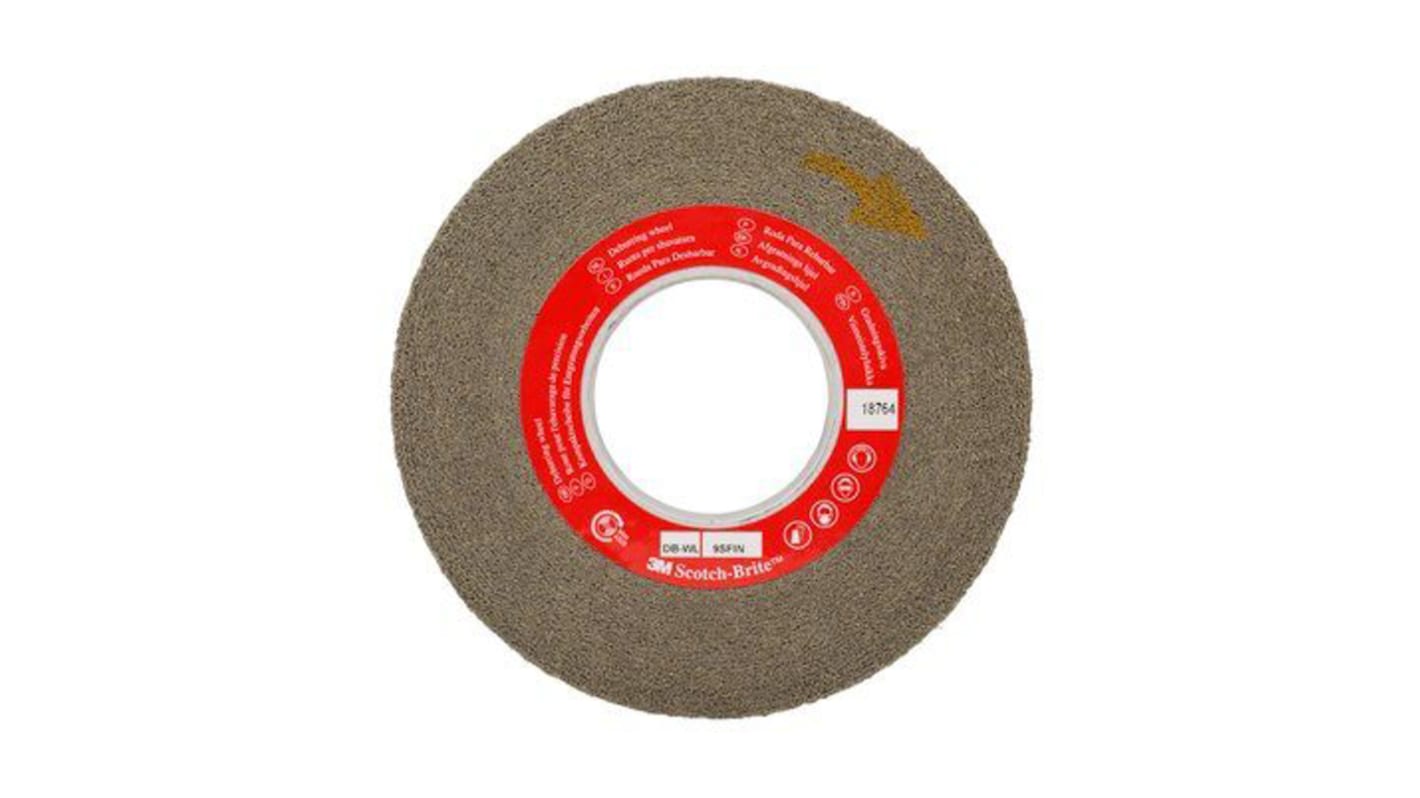 3M Silicon Carbide Deburring & Finishing Wheel, 203mm Diameter, Very Fine