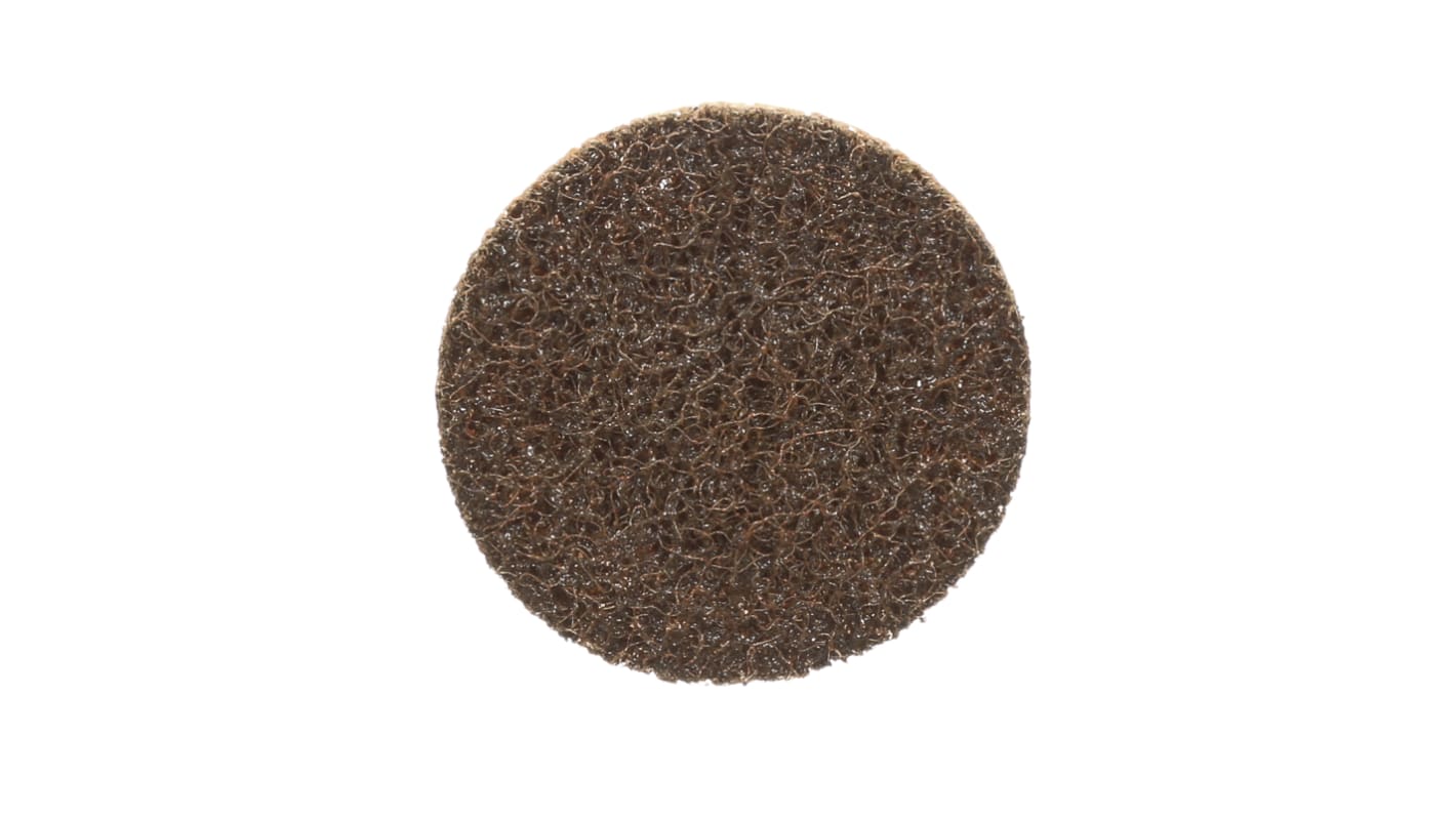 3M Roloc, Scotch-Brite Aluminium Oxide Sanding Disc, 50mm, Coarse Grade, Roloc, 50 in pack