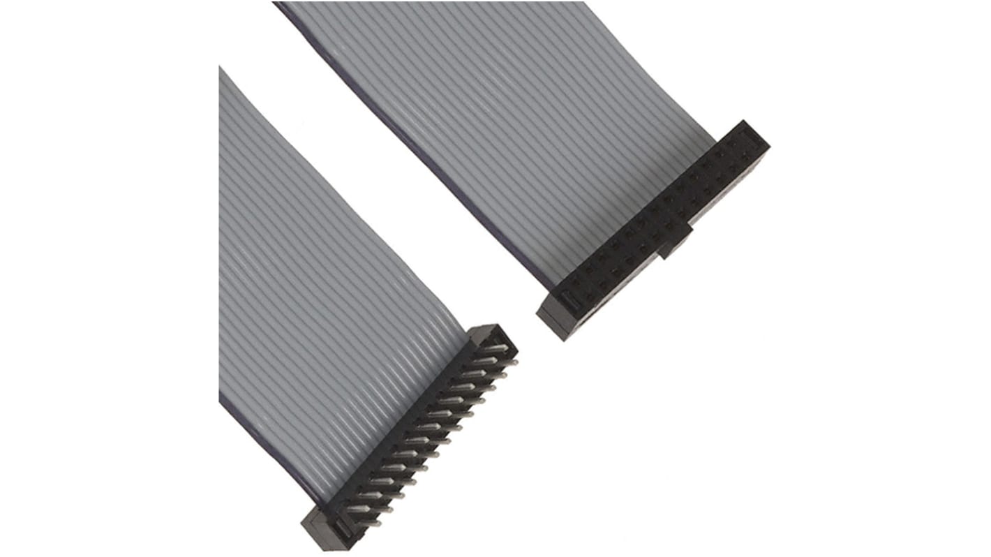 Samtec TCMD Series Flat Ribbon Cable, 2x15-Way, 2mm Pitch, 203.2mm Length, Tiger Eye IDC to Tiger Eye IDC
