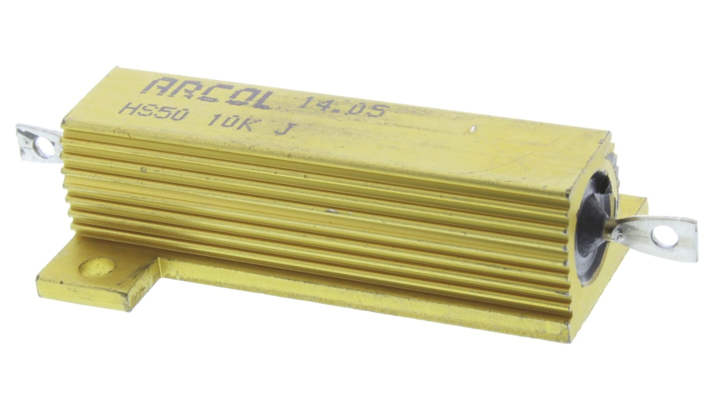 Resistenza per montaggio su telaio Arcol, 10kΩ, 50W, ±5%