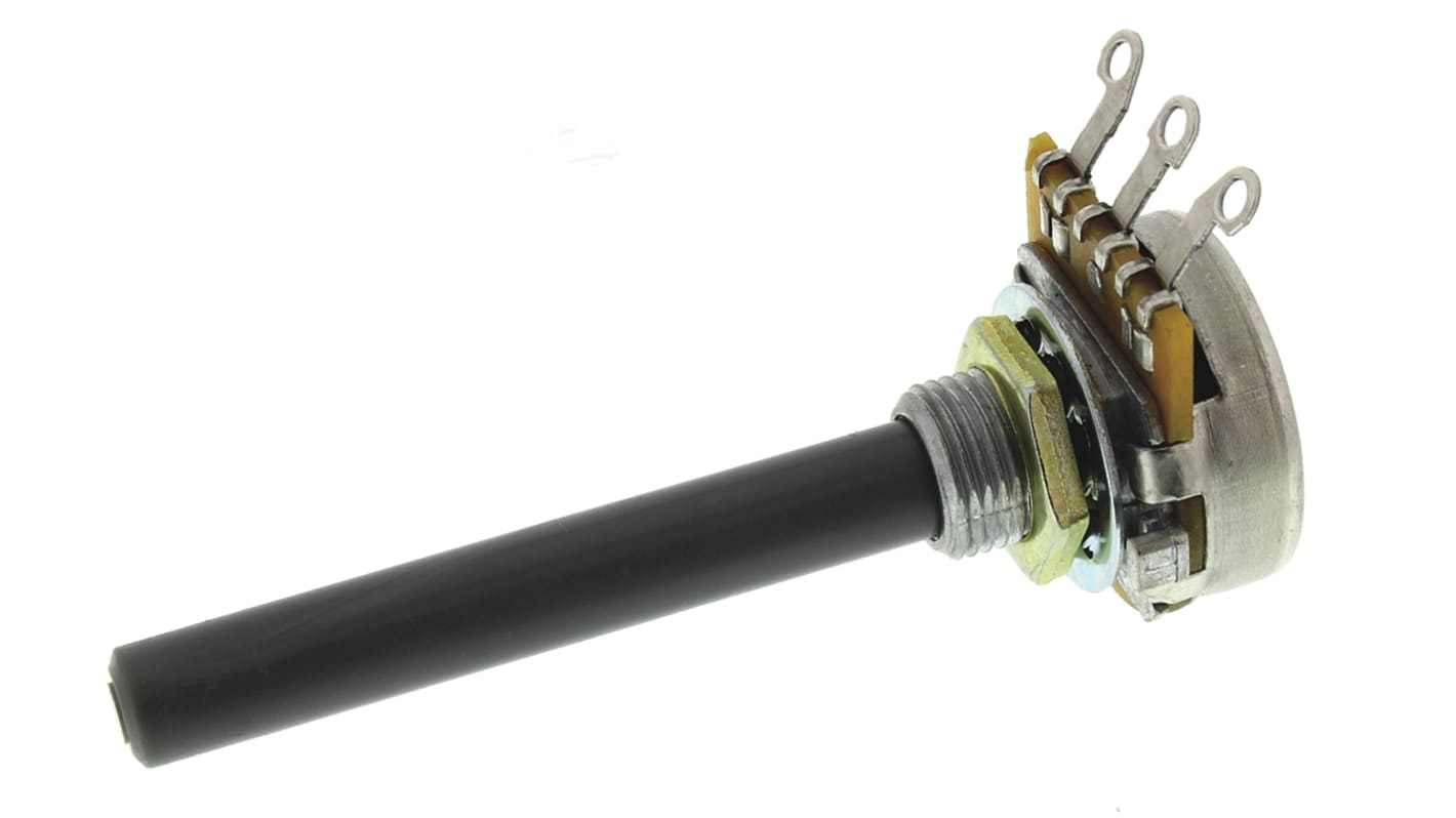 TE Connectivity 23 100kΩ Rotary Potentiometer 1-Gang Panel Mount, 1624153-2