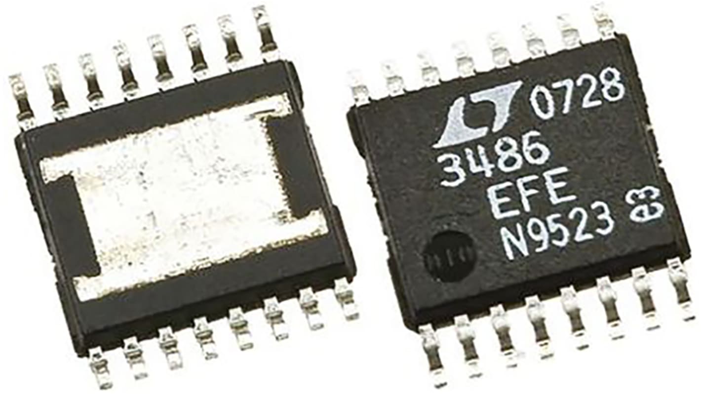 Analog Devices LT3486EFE#PBF TSSOP Display Driver, 16 Segment, 16 Pin, 3.3 V, 5 V, 9 V, 12 V, 15 V, 18 V