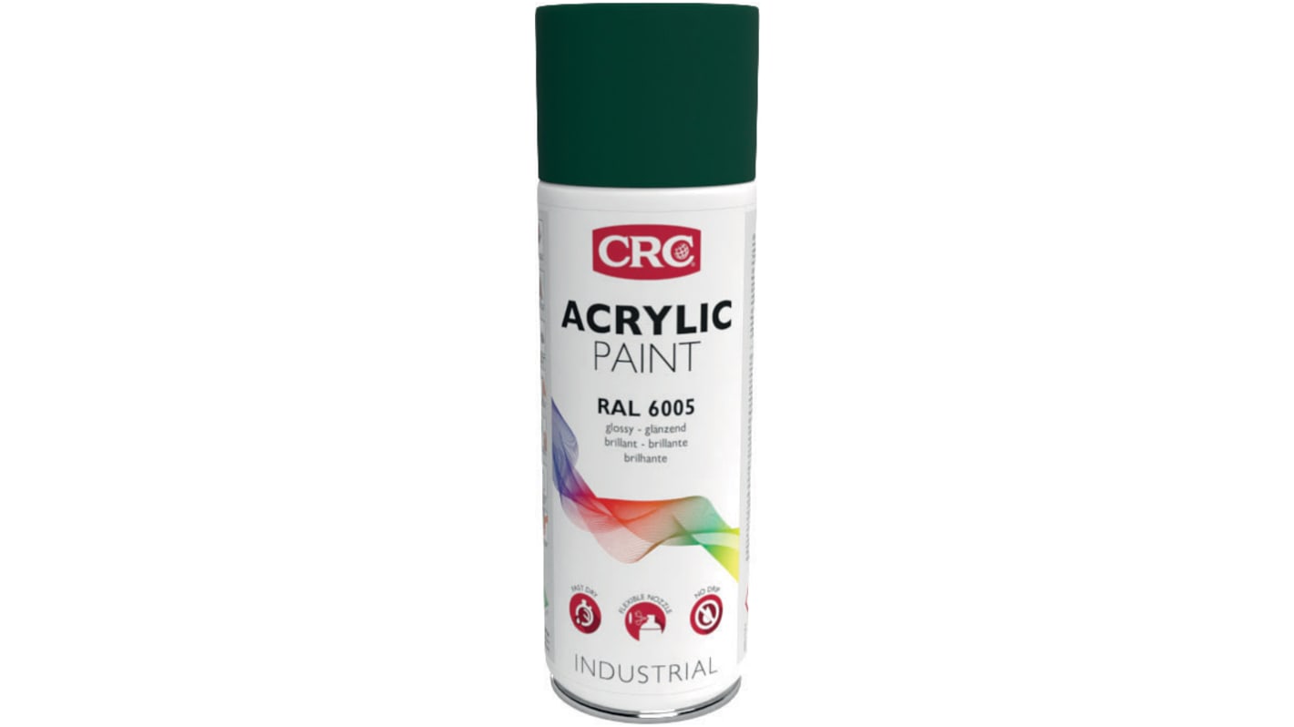 CRC 400ml RAL 6005 Green Gloss Spray Paint