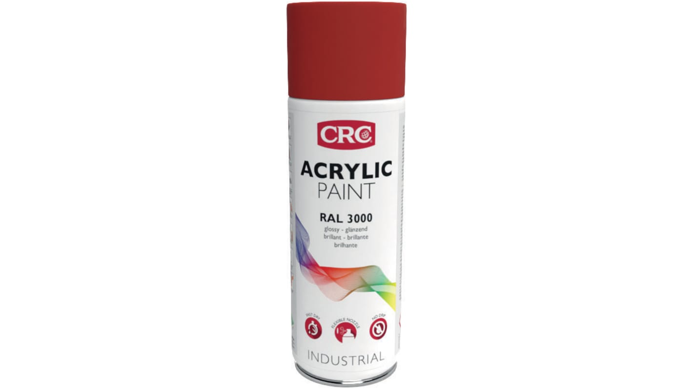CRC 400ml RAL 3000 Red Gloss Spray Paint
