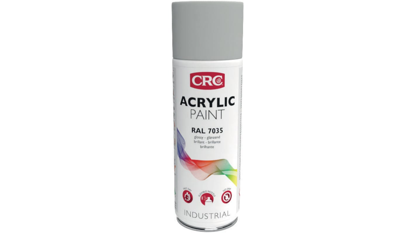 CRC 400ml RAL 7035 Grey Gloss Spray Paint