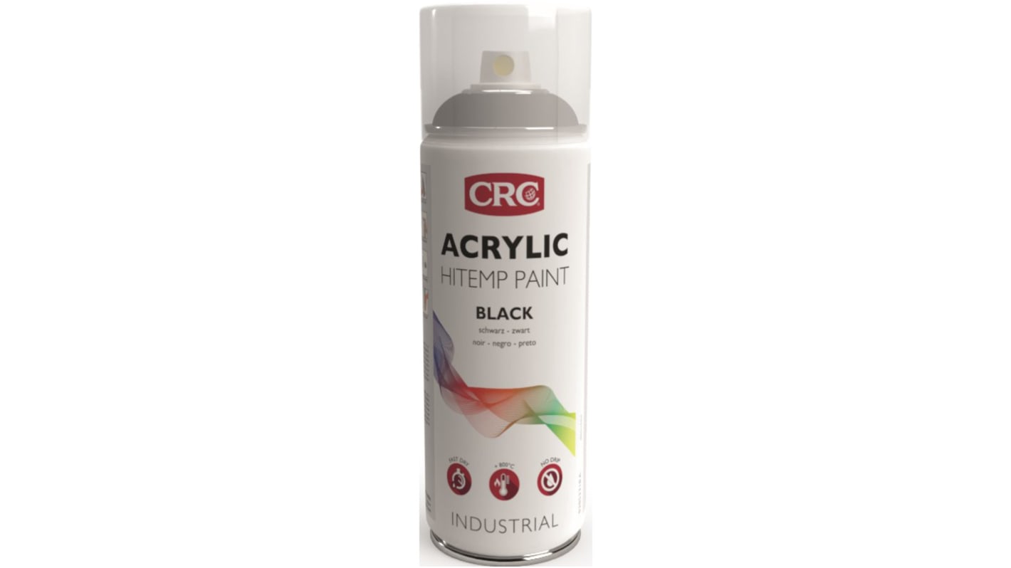 CRC 400ml No RAL Black Matt Spray Paint