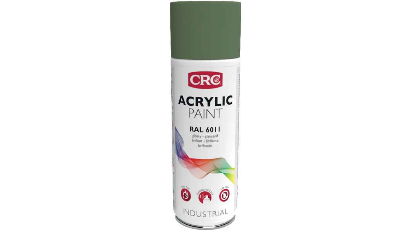 CRC 400ml RAL 6011 Green Gloss Spray Paint