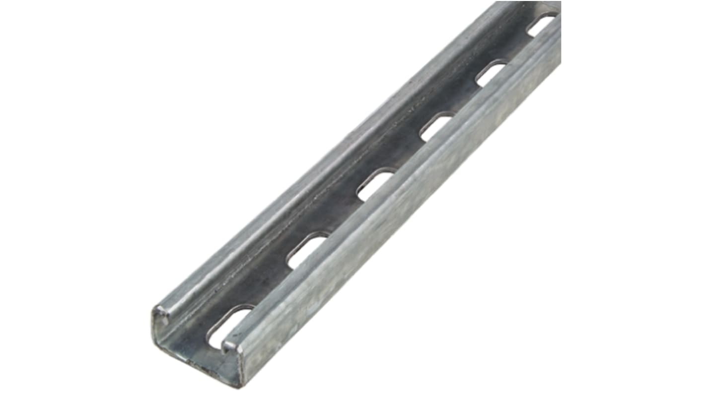 Unistrut 41 x 21mm Slotted Strut, 2m Long