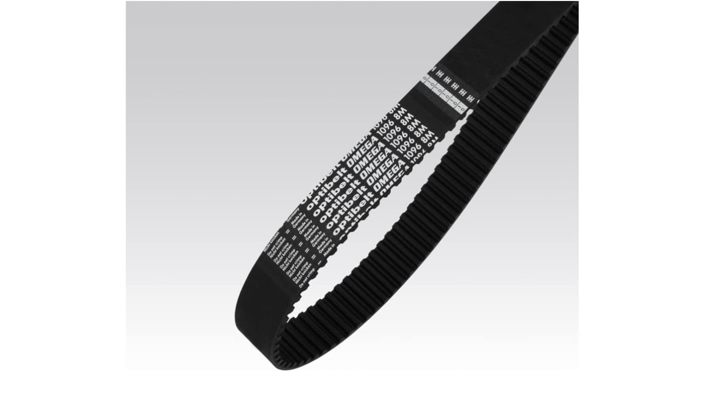 OPTIBELT 486 3M 6 Timing Belt, 162 Teeth, 486mm Length, 6mm Width