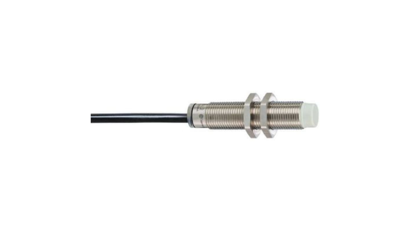 Telemecanique Sensors Inductive Barrel Proximity Sensor, M12, 7 mm Detection, NPN NO, 12 → 24 V dc