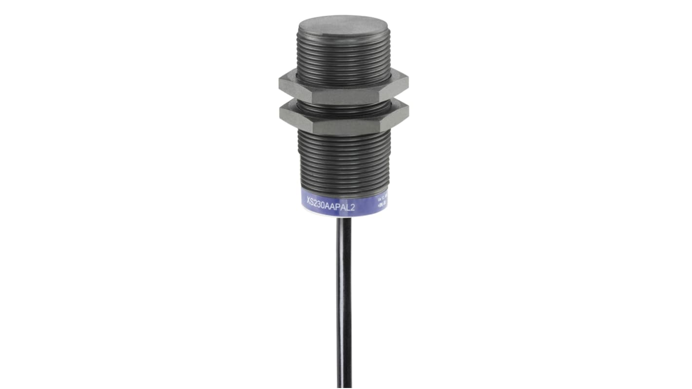 Rs-Online Sensore di prossimità Cilindro filettato Telemecanique Sensors M30 rilevamento 22 mm 12 → 48 V c.c