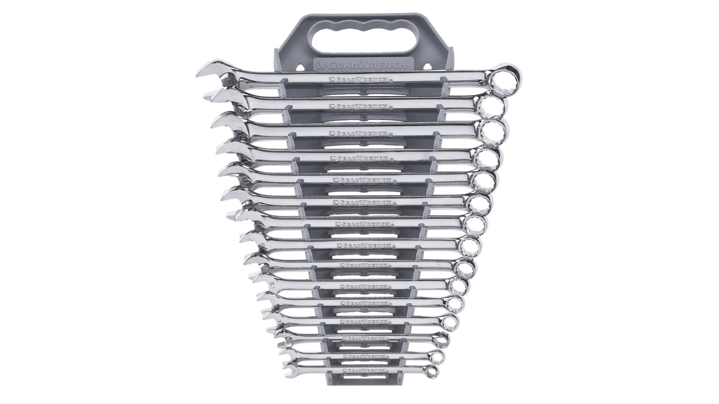 GearWrench 扳手套装, 内含8 → 22 mm, 15件装