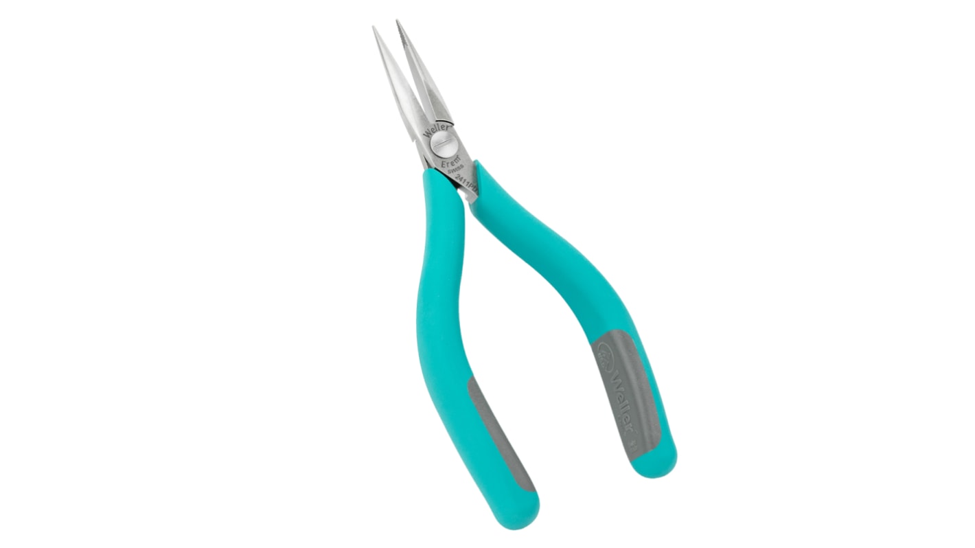 Weller Erem Long Nose Pliers, 146 mm Overall, Straight Tip, 35,5mm Jaw