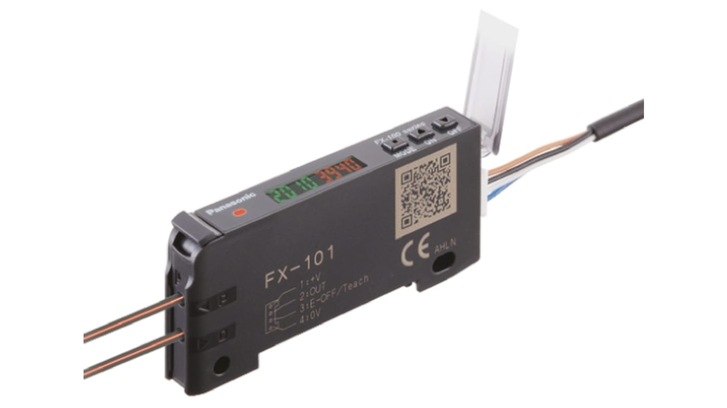 Panasonic 光纤传感器, PNP输出, 12 → 24 V 直流, 250 μs, 450 μs, 500 μs, 600 μs响应