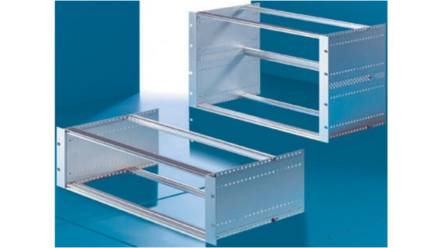 Obudowa do montażu w szafie 6U x 84KM x 245mm, Aluminium