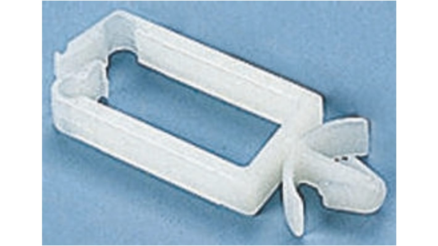 HellermannTyton Natural Nylon Cable Clip, 10.5mm Max. Bundle