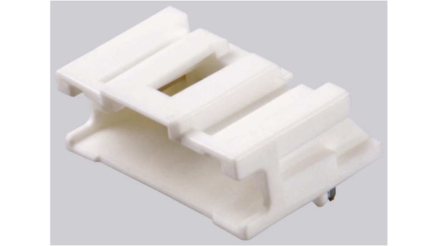 Molex MicroClasp Series Right Angle Through Hole PCB Header, 3 Contact(s), 2.0mm Pitch, 1 Row(s), Shrouded