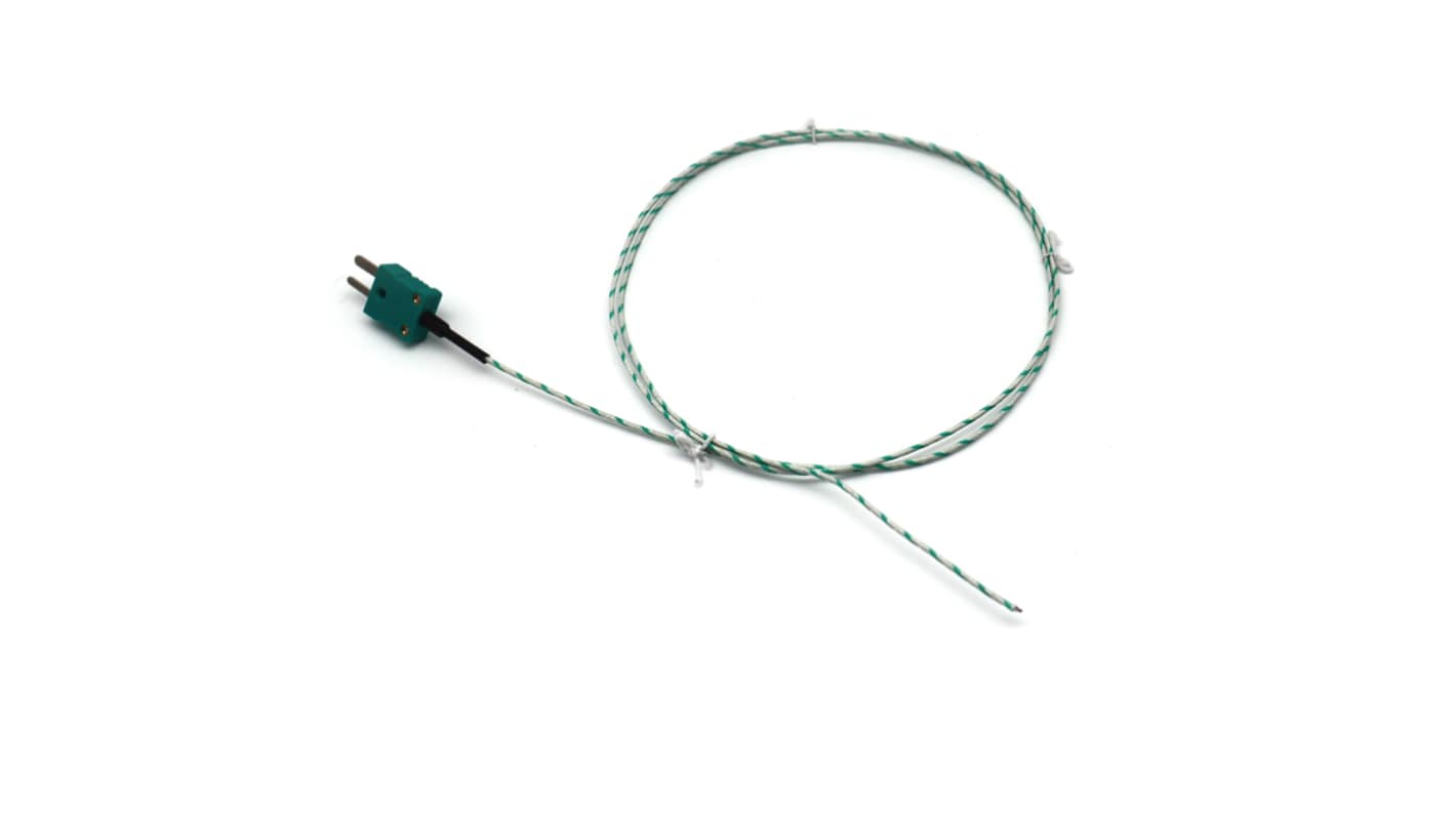 ProsensorSV3000 Type K Temperature Sensor 3000mm Length, 0.5mm Diameter, -20°C → +400°C