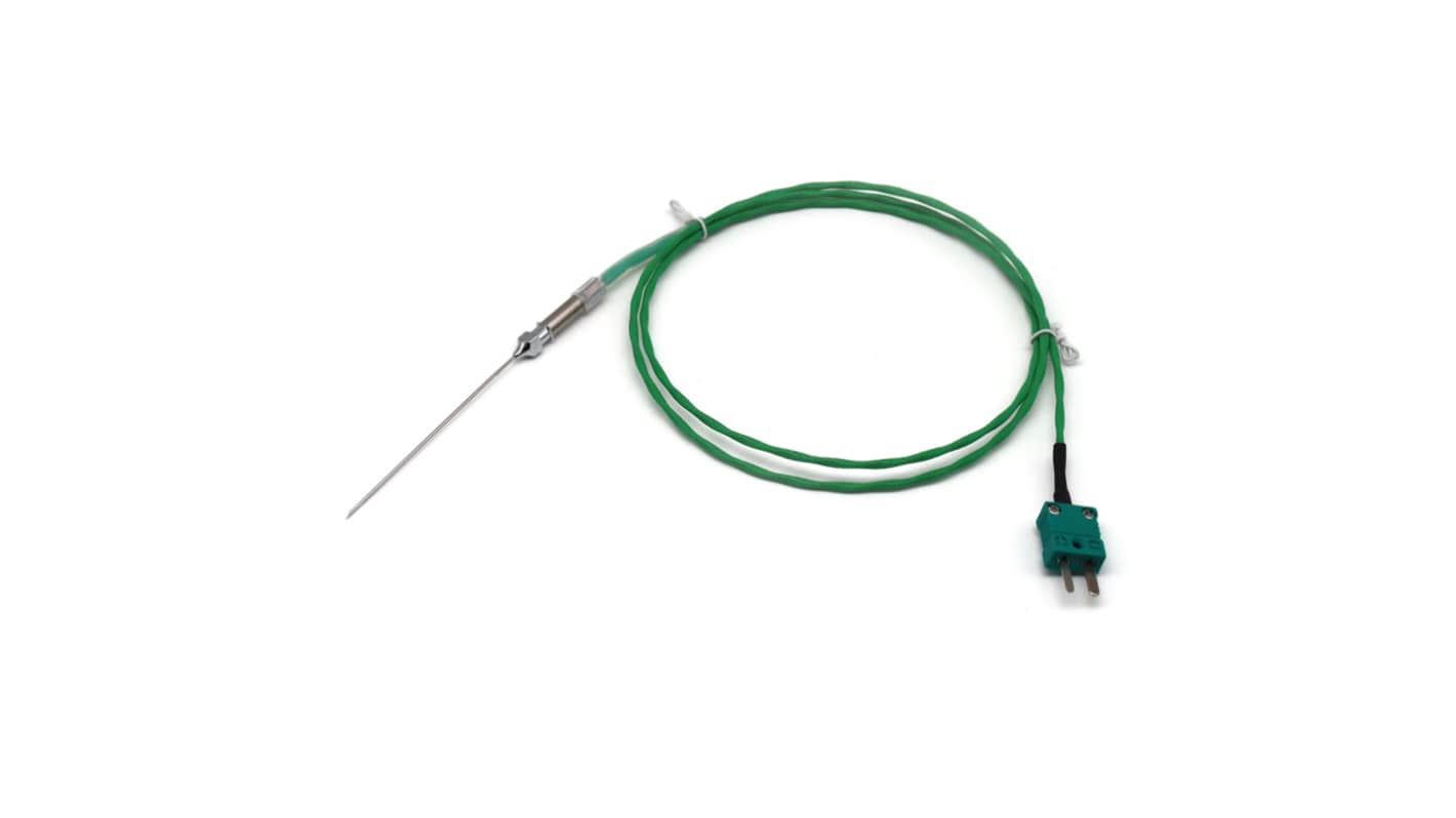 ProsensorSAIG Type K Temperature Sensor 60mm Length, 1mm Diameter, -50°C → +200°C