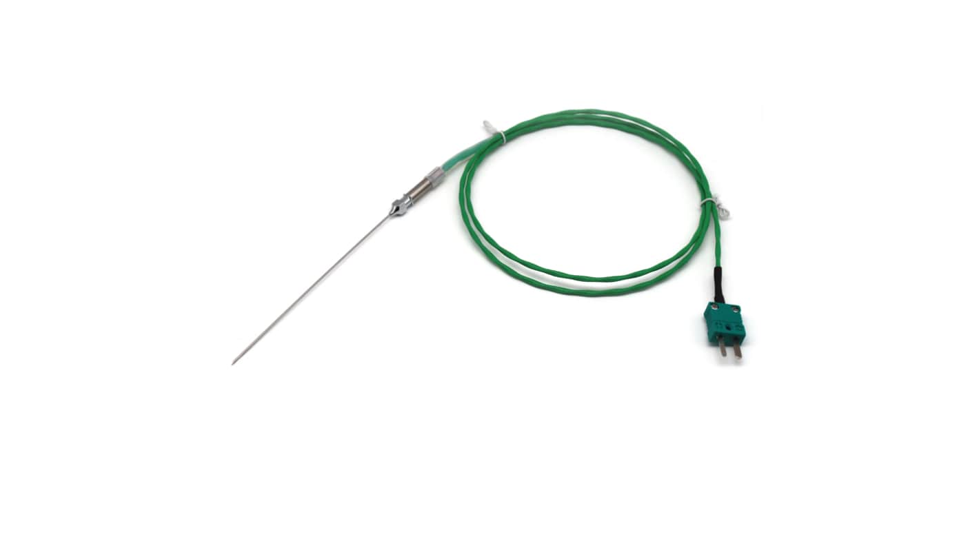 ProsensorSAIG Type K Temperature Sensor 120mm Length, 1mm Diameter, -50°C → +200°C