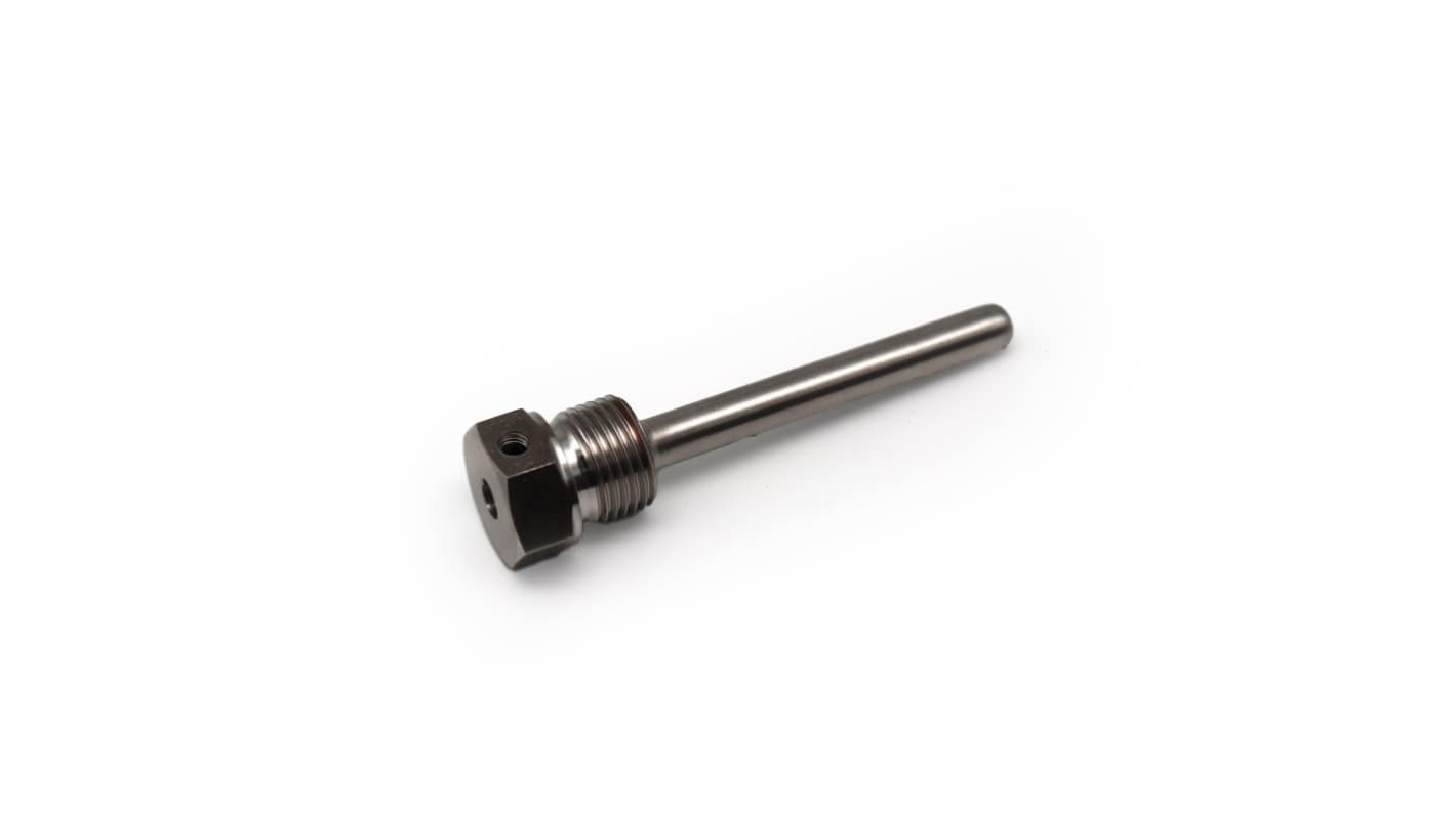 Prosensor, DGV1209 Series G 1/2 Thermowell for Use with Probe 100 mm PT100 Or Thermocouple, 9mm Probe