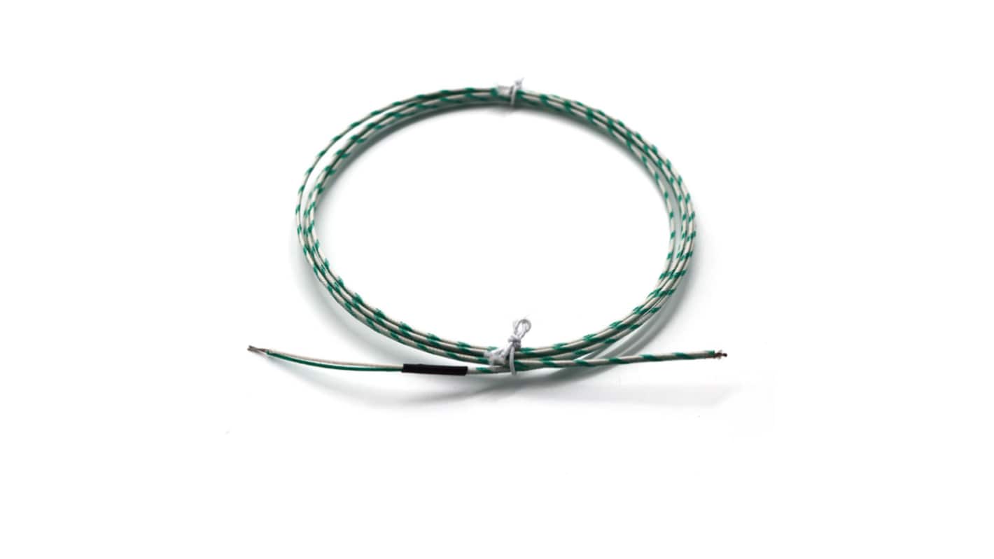 ProsensorVPLK5 Type K Temperature Sensor 2m Length, 0.5mm Diameter, -50°C → +450°C