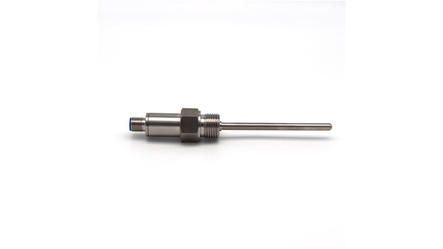 Prosensor PT100 Temperature Probe, 6mm Dia, 50mm Long, 3 Wire, G1/2, Class A +250°C Max