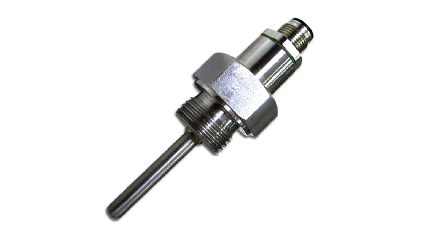 Prosensor PT100 Temperature Probe, 6mm Dia, 200mm Long, 2 Wire, G1/2, Class A +100°C Max